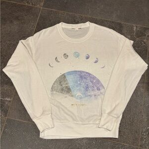 Spiritual Gangster long-sleeve top with a celestial print